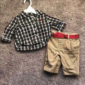Boys 3 month Chaps Christmas outfit